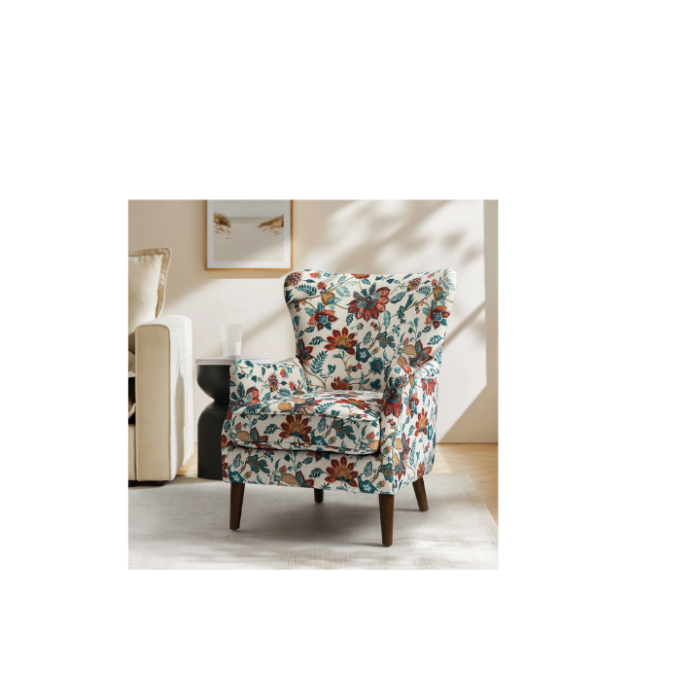 Alayzhia 72.39cm W Country Upholstered Armchair with Wingback