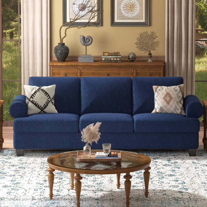 91'' Lawson Sofa with Deep Seats, 3 Seater Upholstered Couch for Living Room