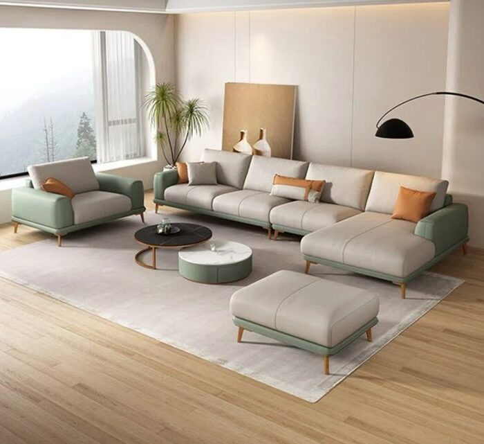 111 Modular Sectional Couches Luxury Modern Curved Back Sofa,Minimalist Comfy L-Shape Boneless Cloud Couch for Living Room Apartment,(Left Facing Chaise,White)