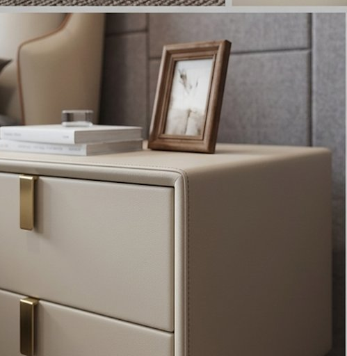 Upholstered Mid-century Modern Platform Bed - Image 5