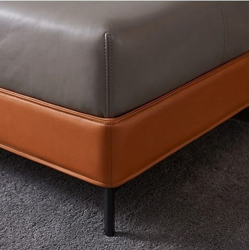 Contemporary Wingback Platform Bed - Image 6