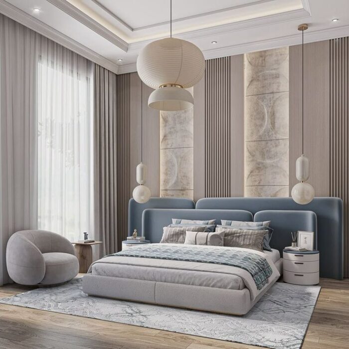 Upholstered Platform Bed