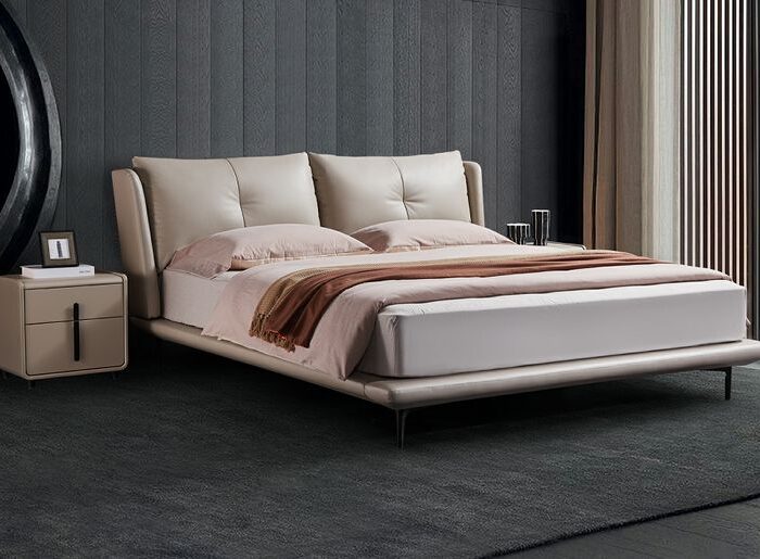 Puffy Upholstered Platform Bed