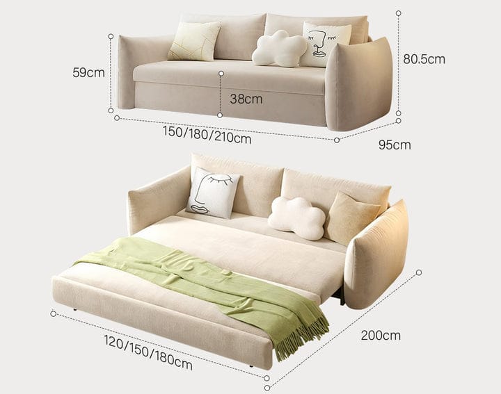 Luxe Slide-Out Sofa Cum Bed - Image 4