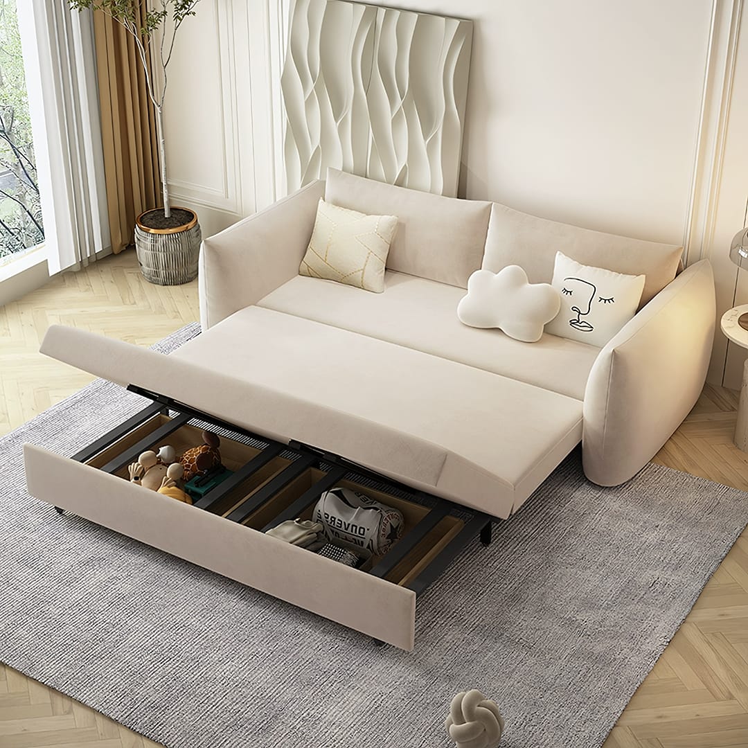 Luxe Slide-Out Sofa Cum Bed - Image 6