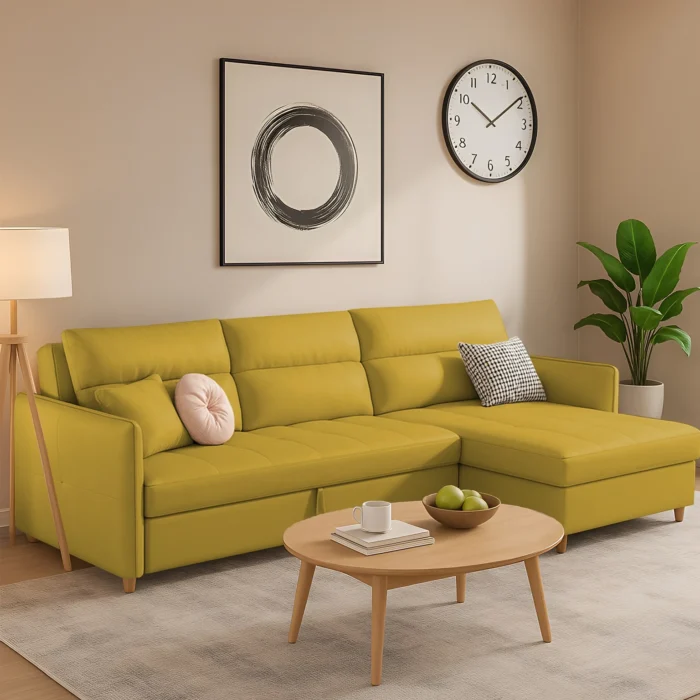 Casaliving Floster 4 Seater Double Foam Pull Out Sofa Cum Bed