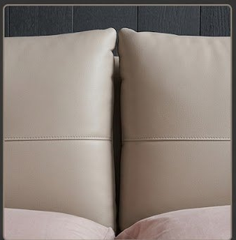 Puffy Upholstered Platform Bed - Image 4