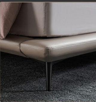 Puffy Upholstered Platform Bed - Image 5