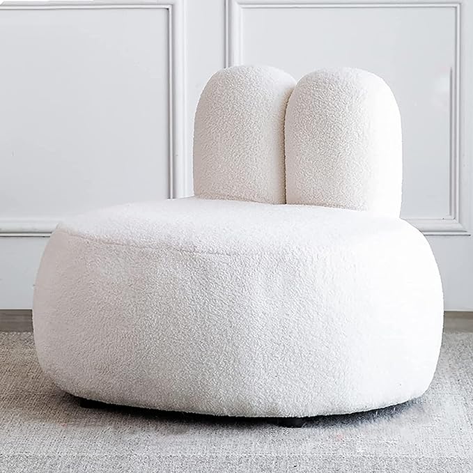 Rabbit Ear Design Round Sofa Chair