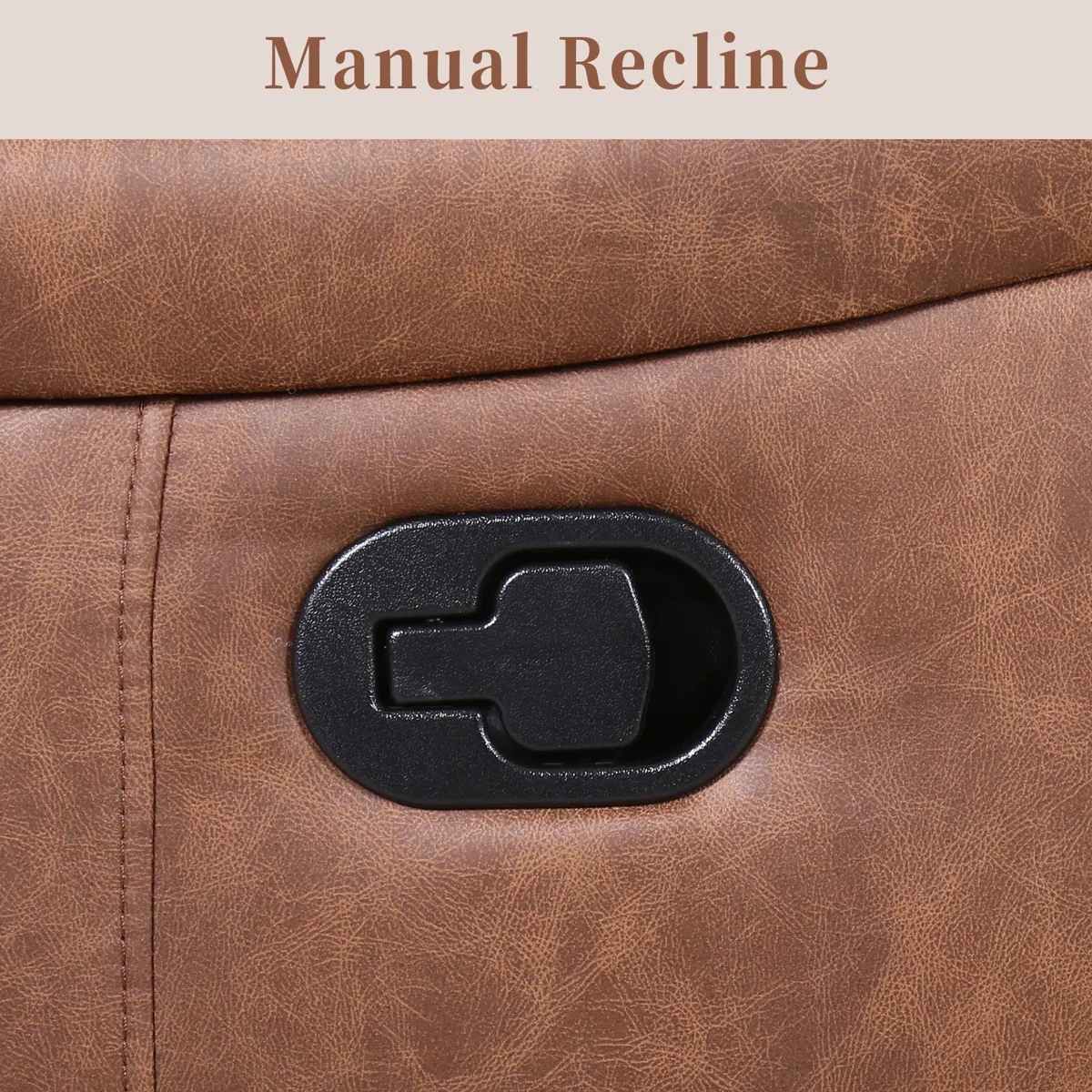 Chesa 2 Piece Faux Leather Reclining Living Room Set with Hidden Cupholder - Image 4