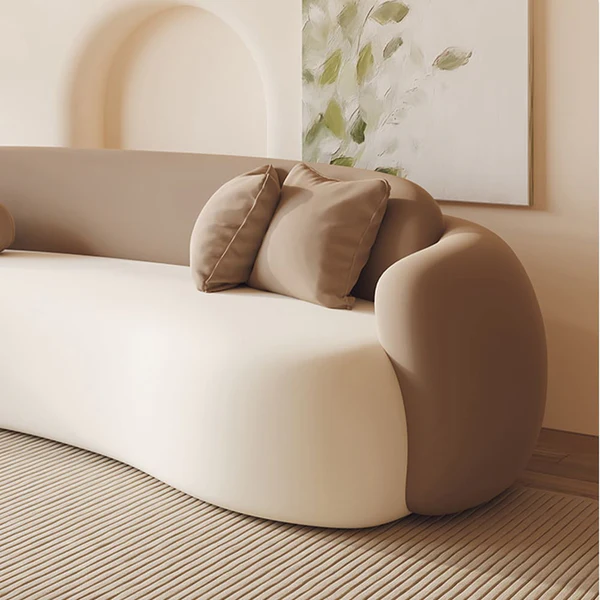 Organic Crescent Swivel Lounge Chair - Image 4