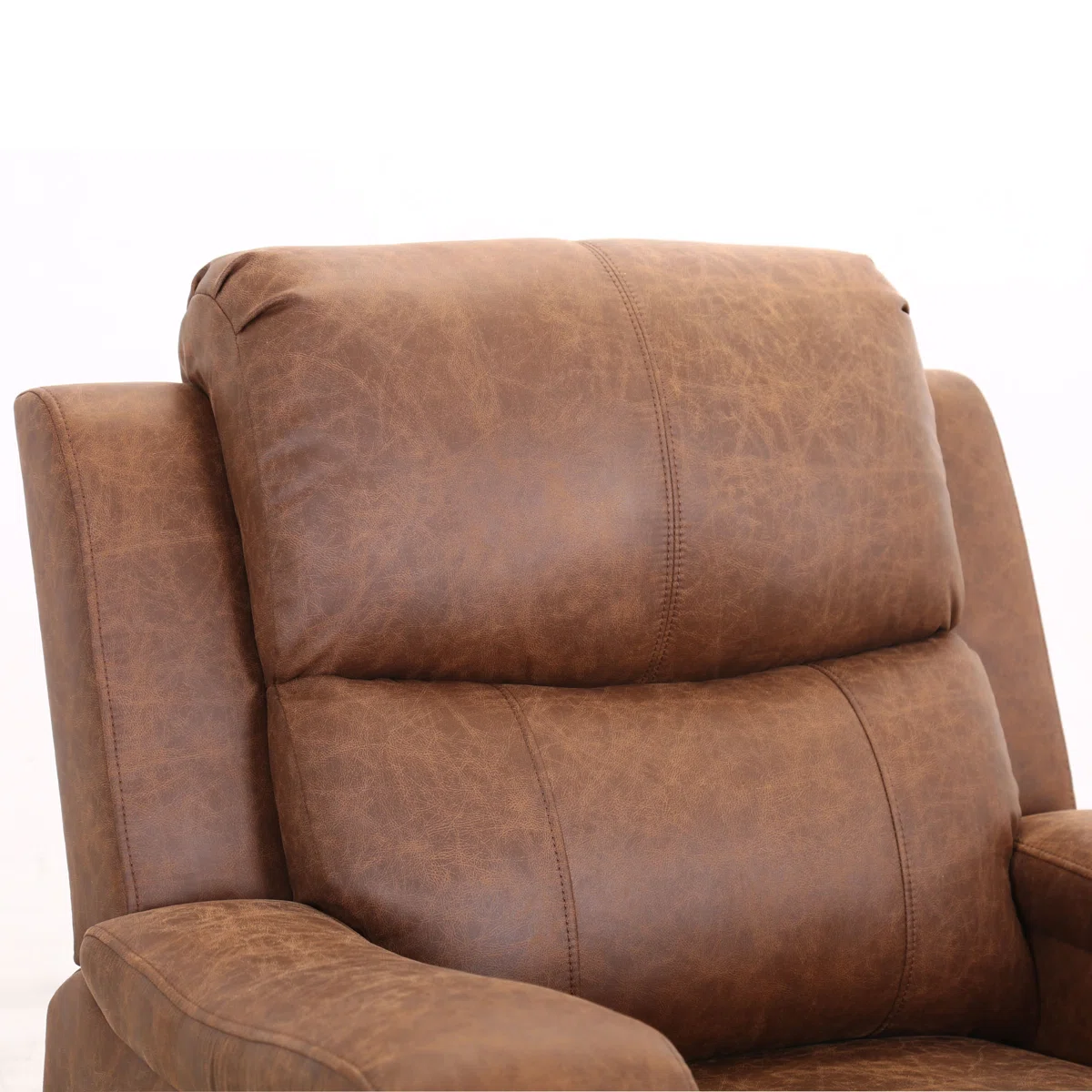 Chesa 2 Piece Faux Leather Reclining Living Room Set with Hidden Cupholder - Image 10