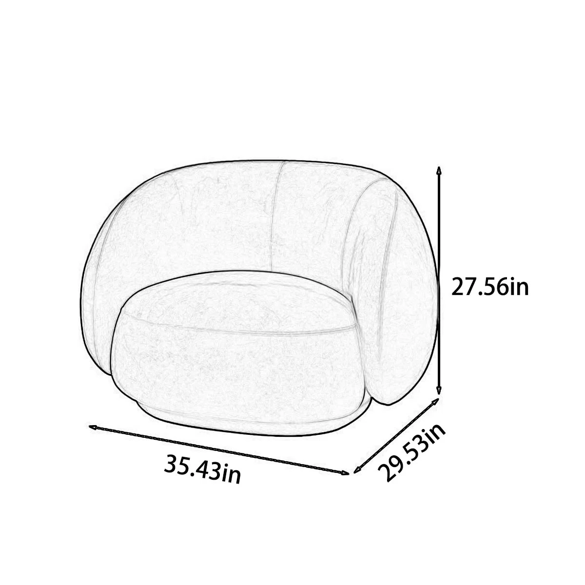 Pebble Lounge Chair - Image 3