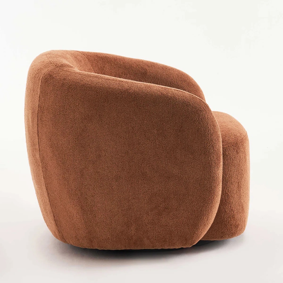 Munehito Upholstered Swivel Barrel Chair - Image 7