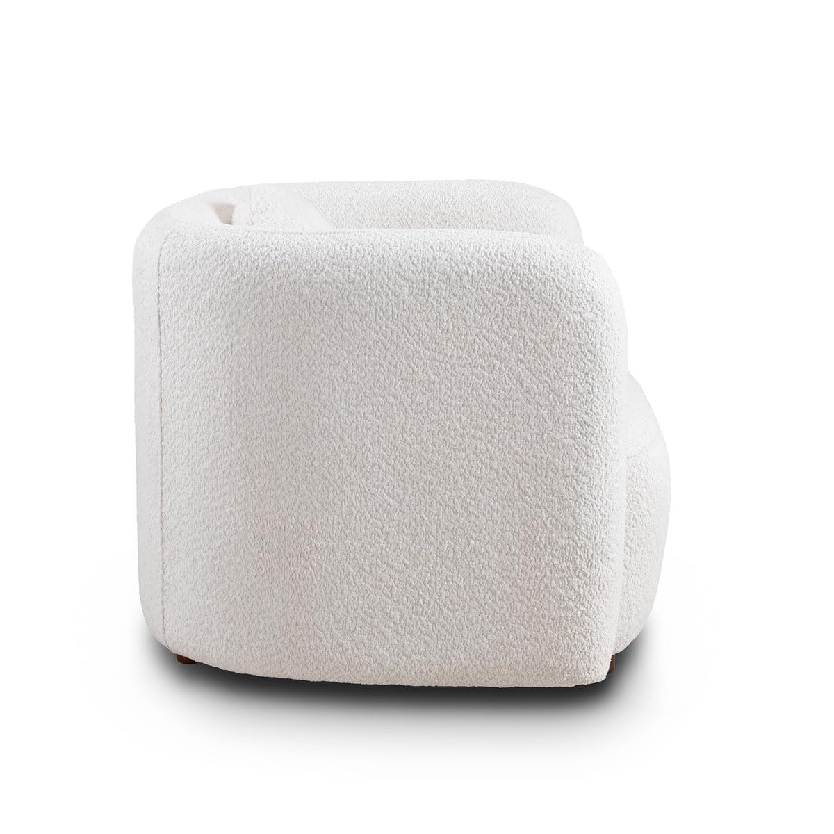 Organic Curved Barrel Chair - Image 7
