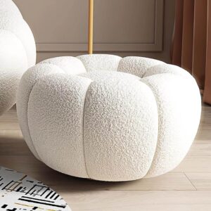 Boucle Pumpkin Puffy Stool